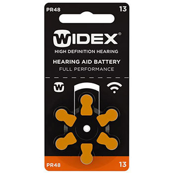 Батарейки Widex тип 13 для слуховых аппаратов