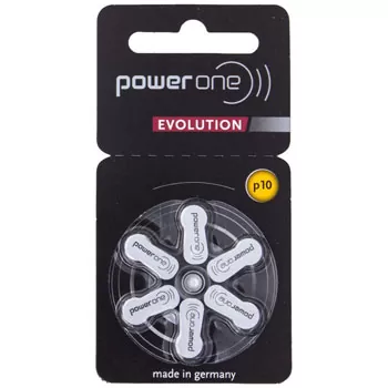 Батарейки PowerOne Evolution р10 для слуховых аппаратов